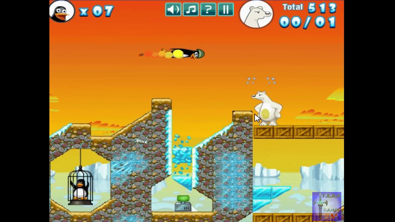 CRAZY PENGUIN CATAPULT  - GAMEPLAY FINAL (PARTE 3)