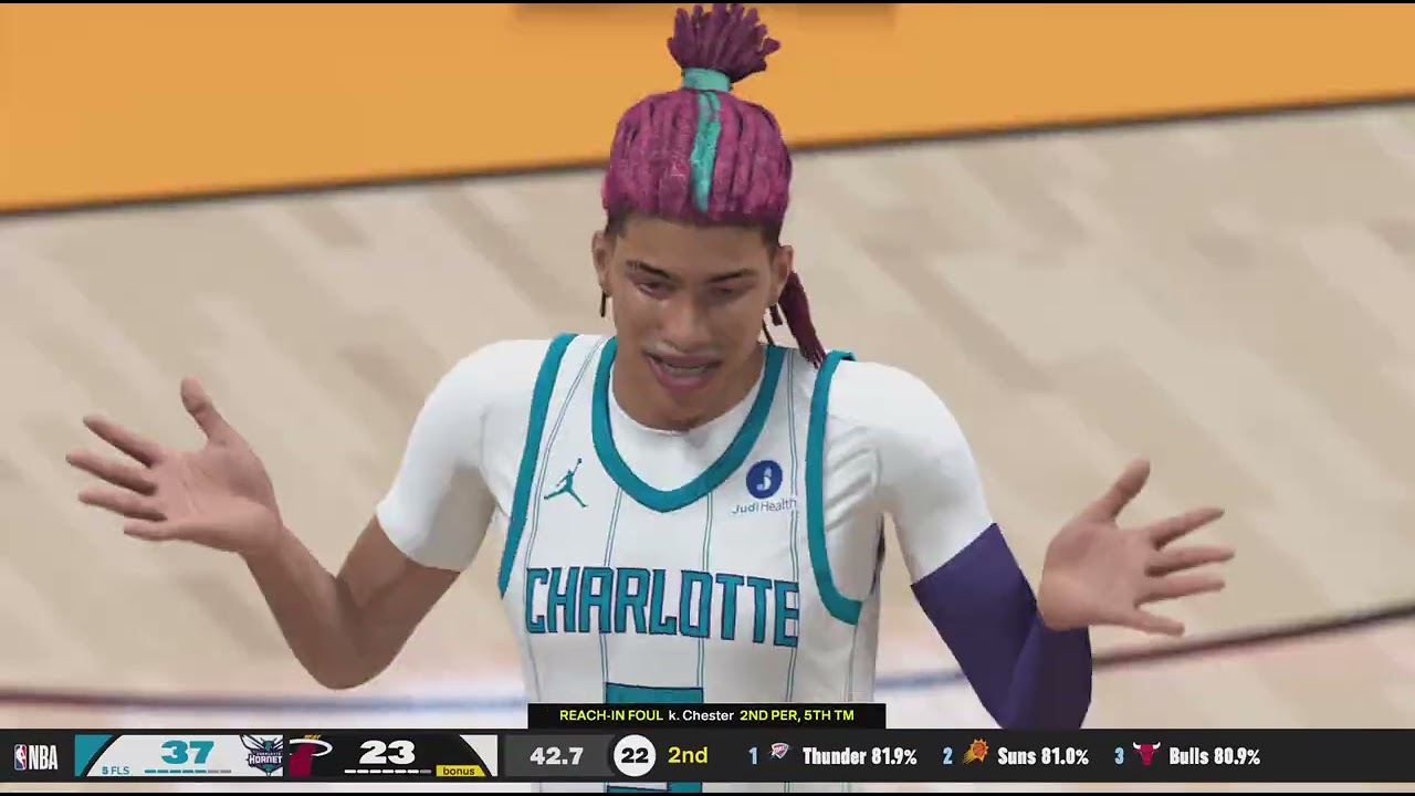 NBA 2K26 kyrie chester got a Good practice in