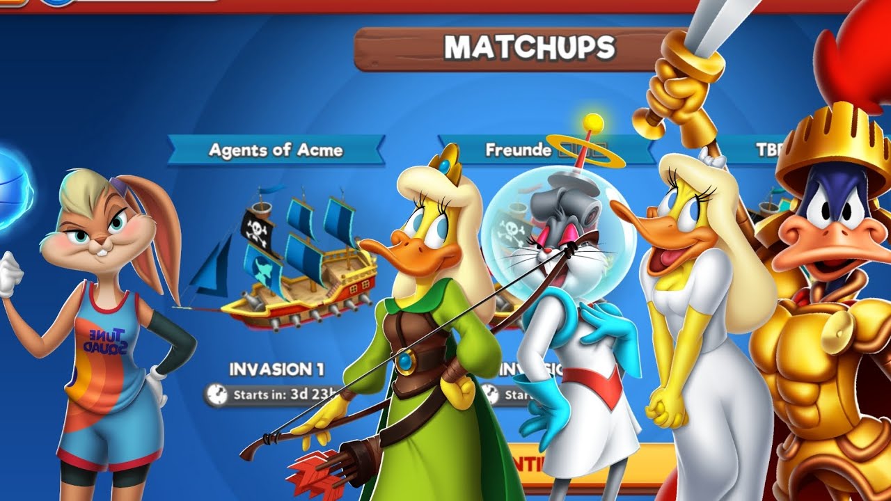 War Battles VS Agents of Acme Looney Tunes World of Mayhem 