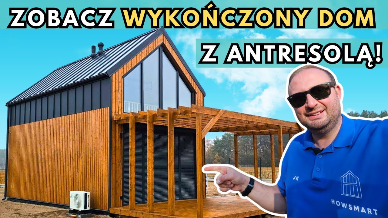 DOM POD KLUCZ Z JEDNĄ FIRMĄ?! JAK WYGLĄDA TAKA BUDOWA? OPROWADZAM DOM 35M2 NA GOTOWO! | HowSmart