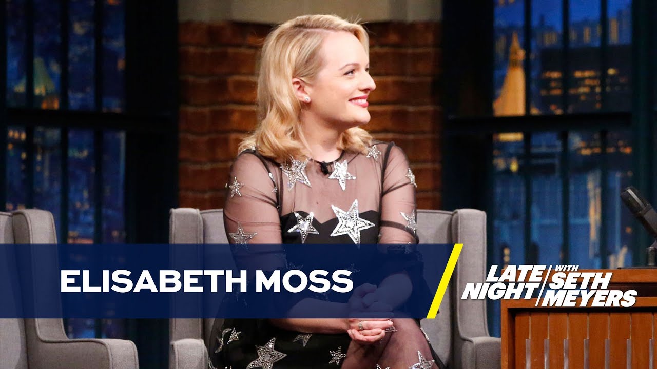 Elisabeth Moss Has a Personalized Cubs Handmaid's Tale Bonnet