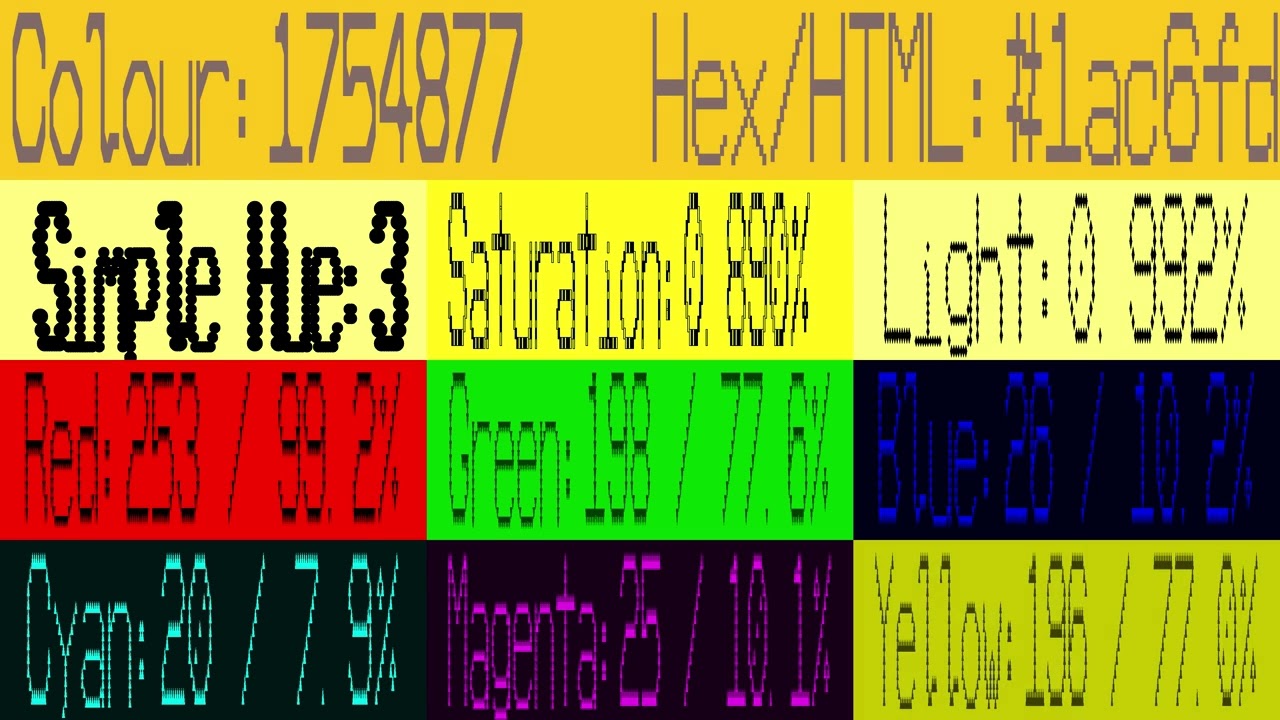 Colour By The Numbers from 1753200 to 1757469