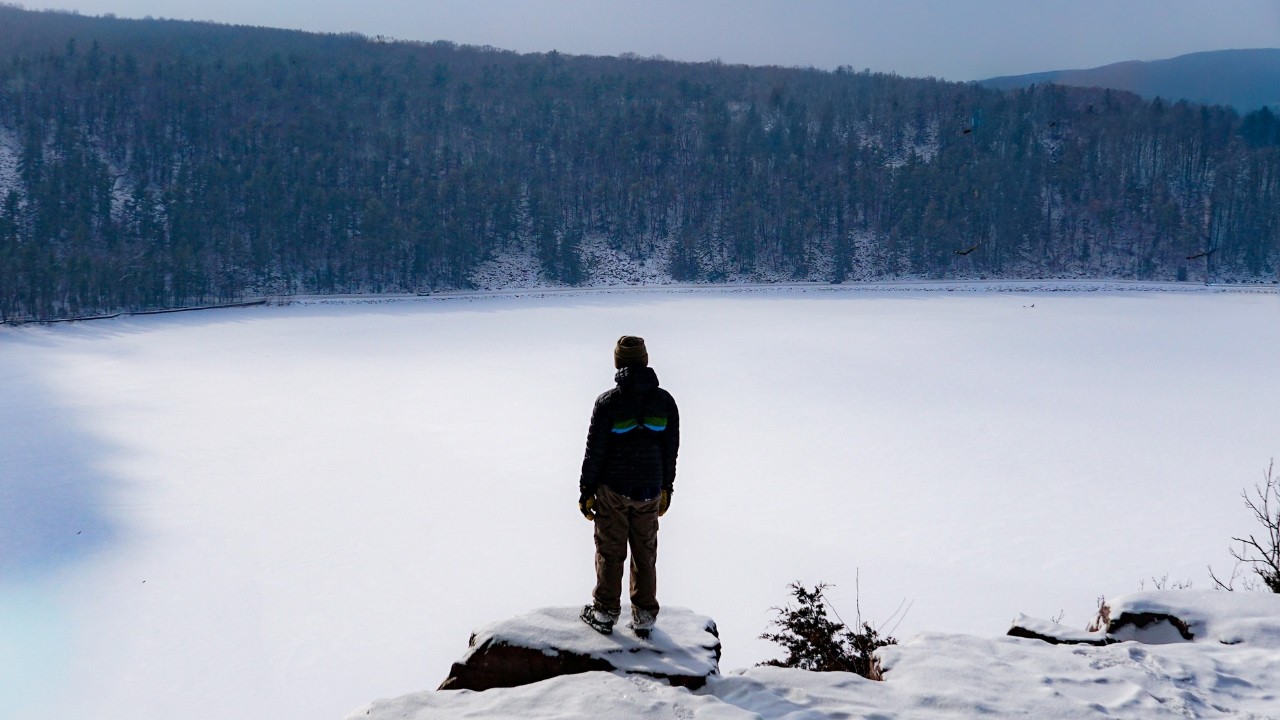 Solo Winter Hiking in the Snow