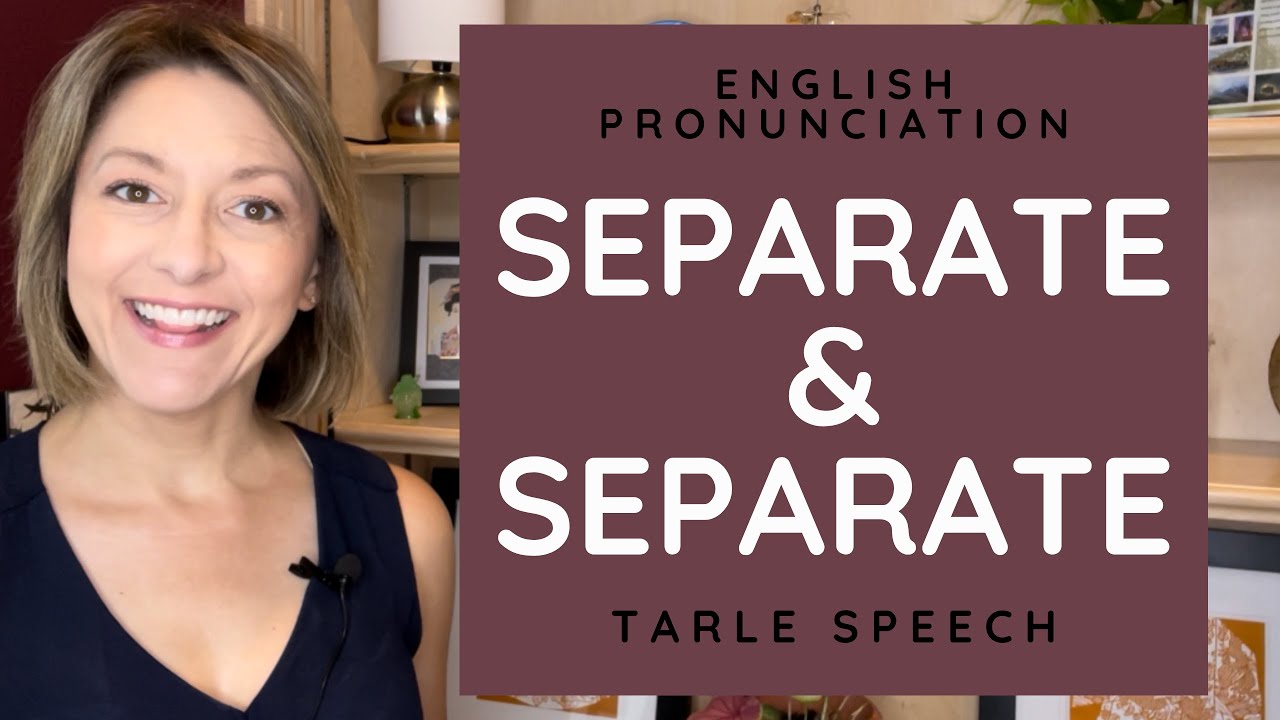 Learn to Pronounce SEPARATE & SEPARATE - American English Heteronym Pronunciation #learnenglish