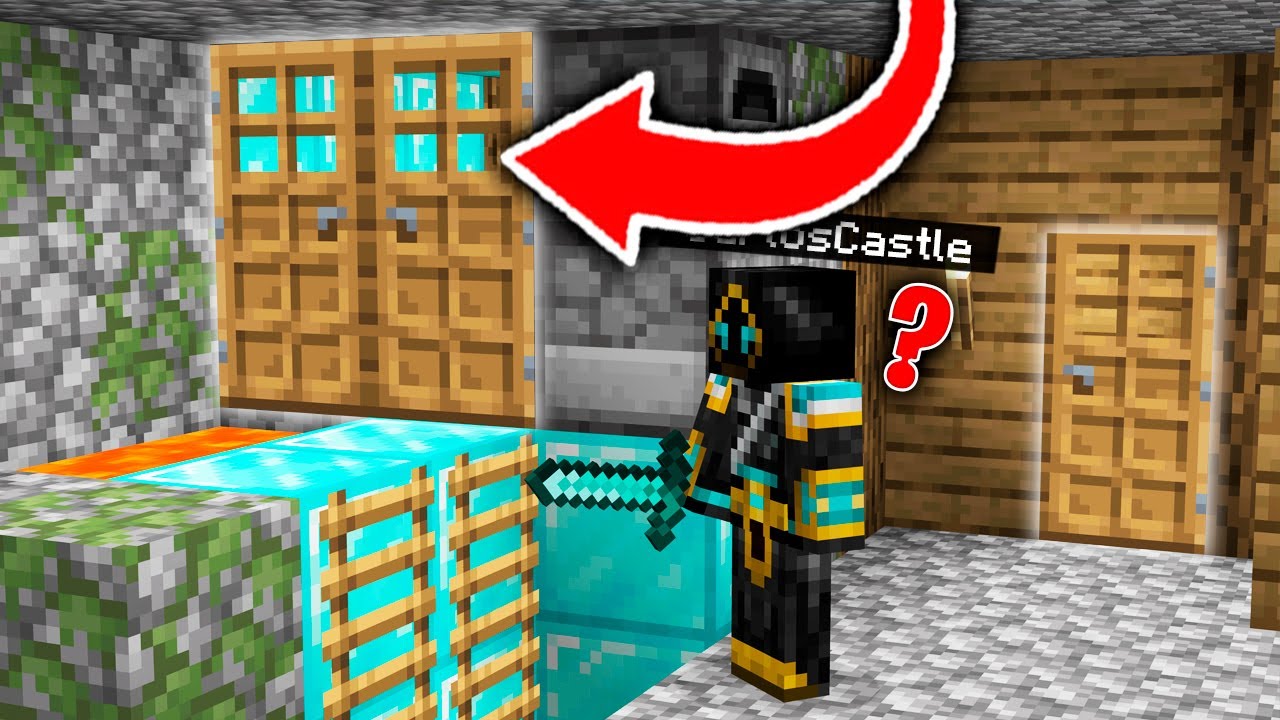 Encontr&eacute; LAS SALAS OCULTAS de la HERRERIA en la ALDEA MINECRAFT!
