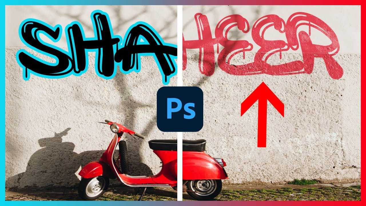 BLEND TEXT TO ANY SURFACE | TEXT EFFECT | PHOTOSHOP TUTORIAL