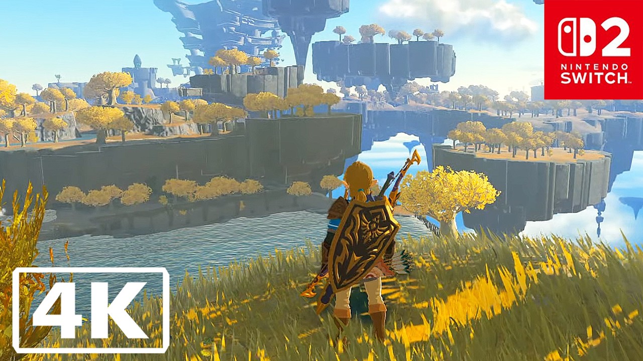 The Legends of Zelda: Tears of the Kingdom на Switch 2 — более 20 минут игрового процесса (4K60FPS)