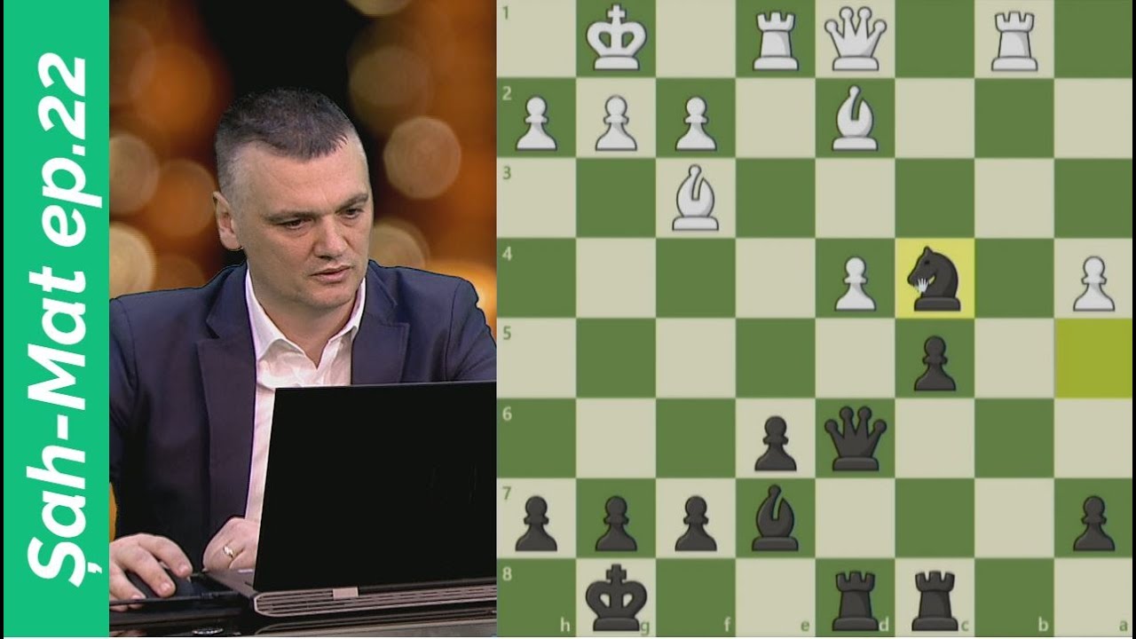 Șah-Mat la TVR 1, ep.22: Ciprian Nanu | Finaluri cu nebun de aceeași culoare