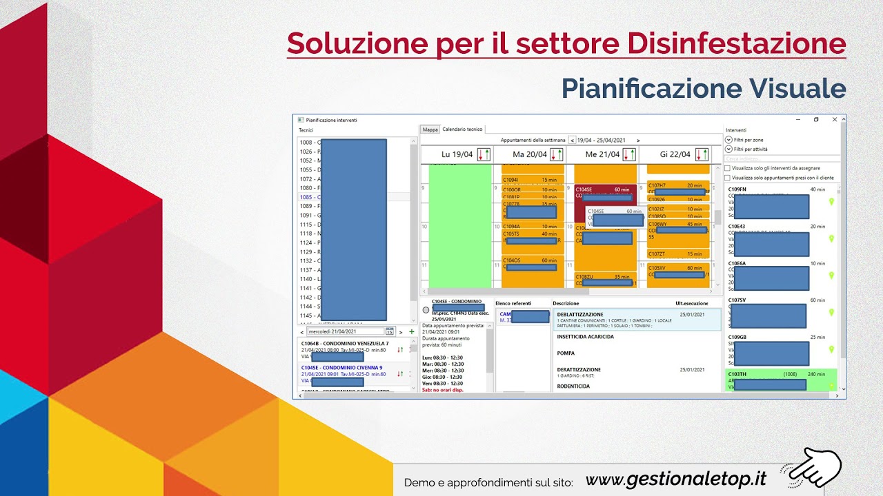 [Gestionale TOP] PILLOLA 9 - Soluzione per Settore Disinfestazione