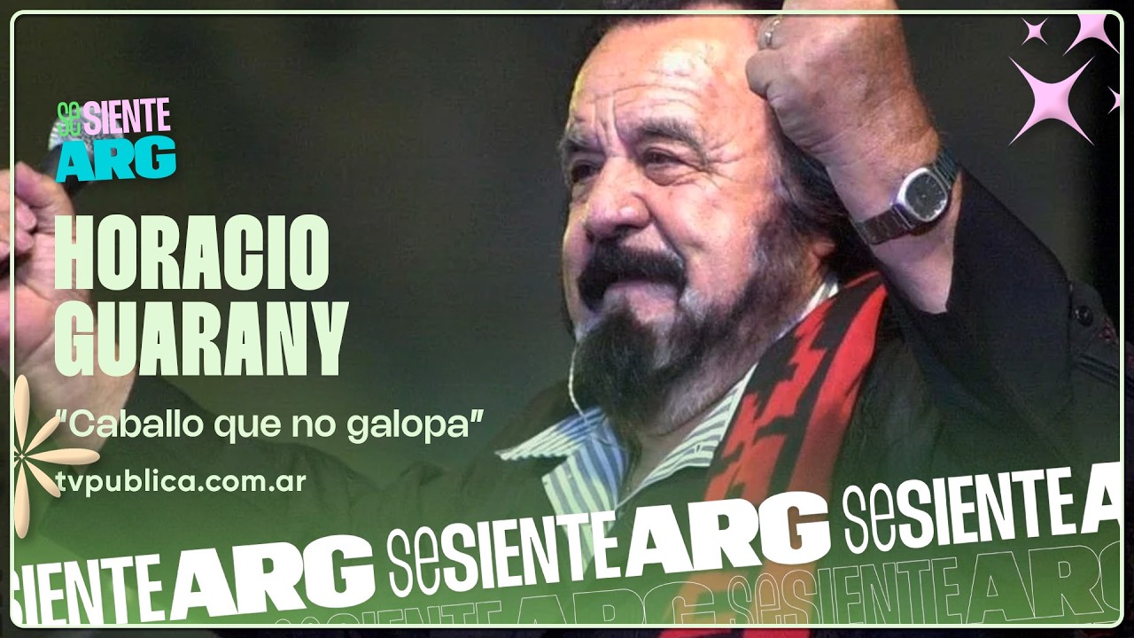 El histórico recital Horacio Guarany en los jardínes de ATC - Se Siente Argentina: De Colección