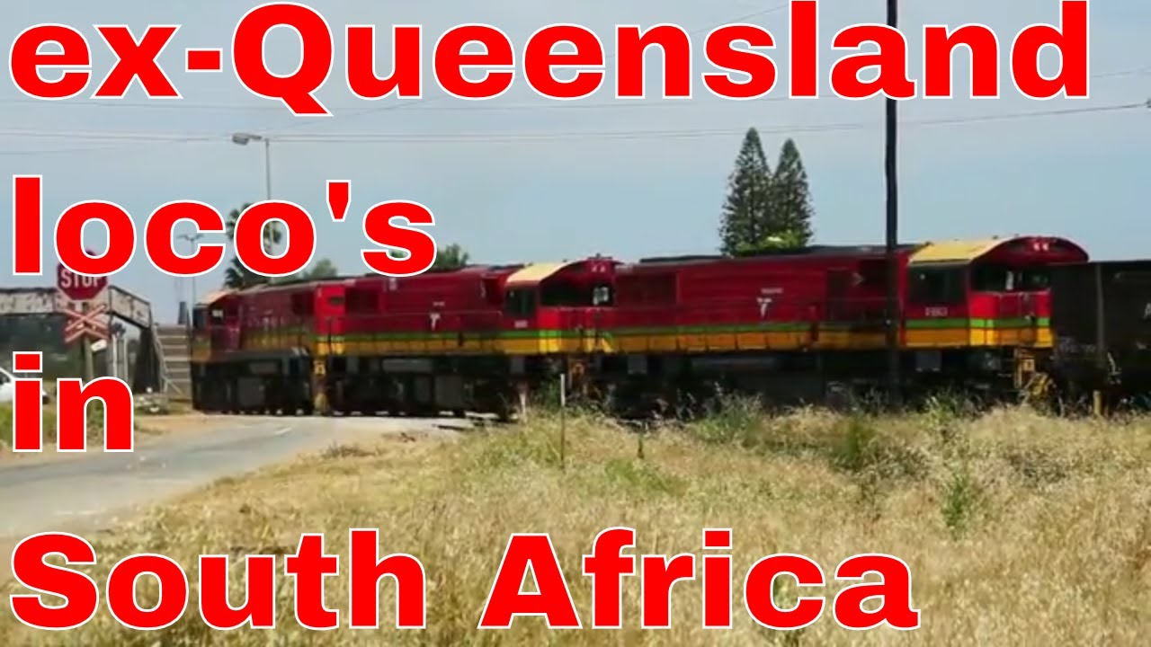 TRANSNET ex Queensland diesel train with coal empties to Bellville