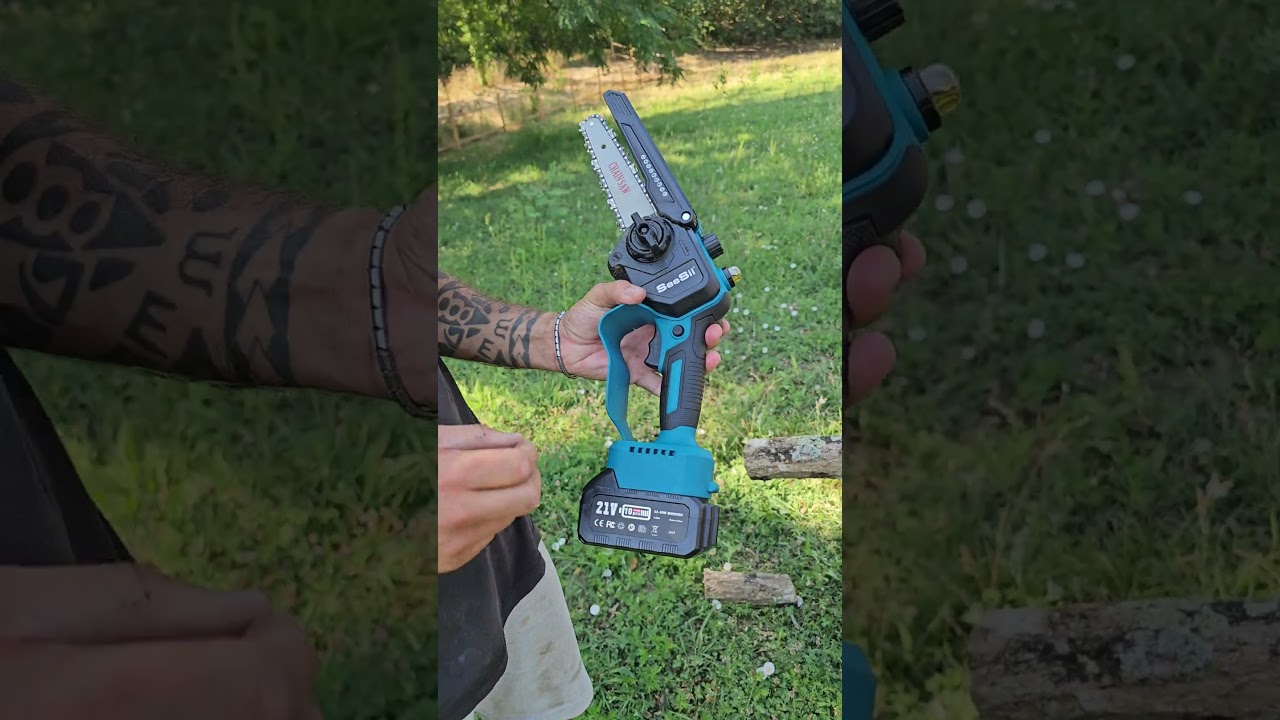 Non chiamatelo potatore, questa &egrave; una mini motosega a batteria - da usare tutti i giorni!