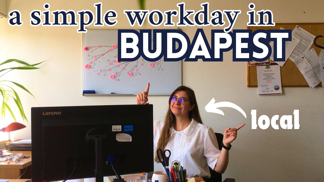 EVERYDAY life in BUDAPEST 👩🏻‍💻 LOCAL's workday, commuting & typical evening