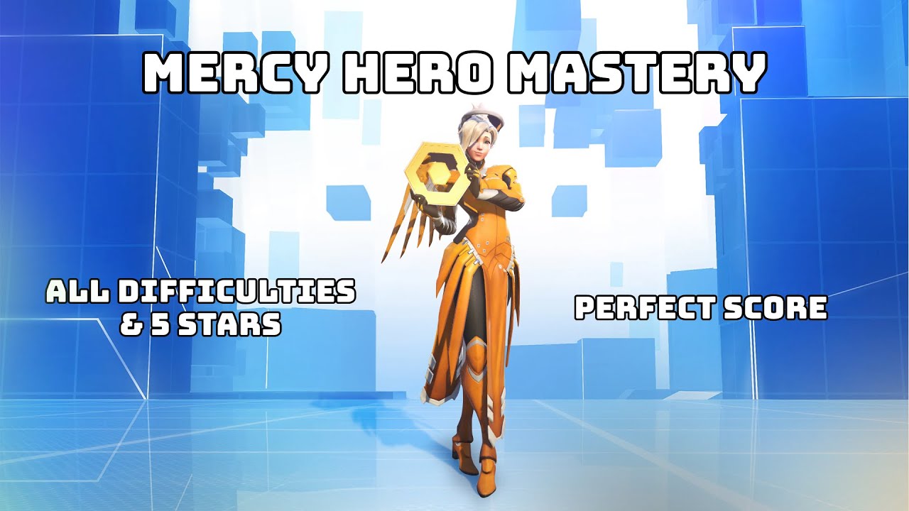 Mercy Hero Mastery ☆ 5 Stars, Perfect Score & TOP 500 ☆ Recruit, Agent & Veteran