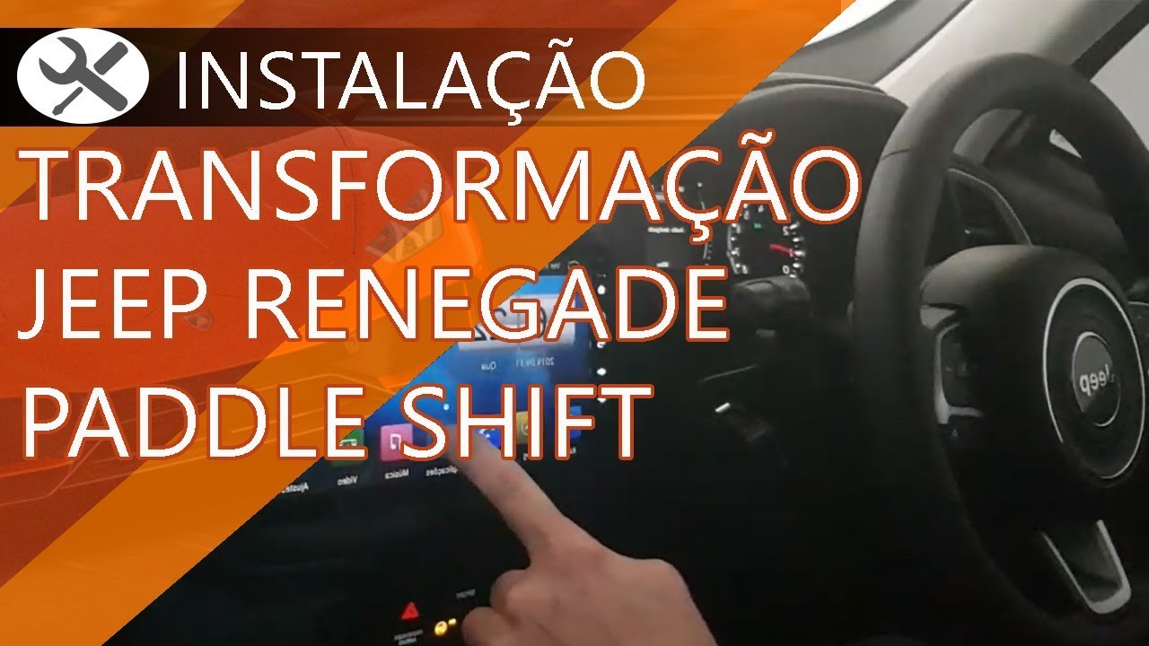 Transformação Jeep Renegade Customizado Paddle shift