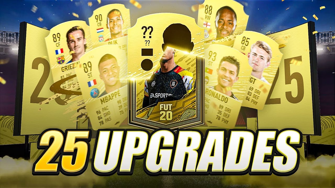25 GOLD UPGRADE PACKS! - FIFA 20 ULTIMATE TEAM