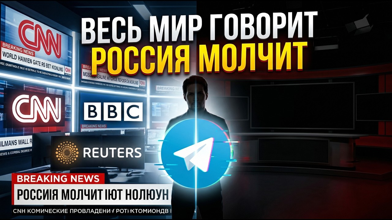 Дуров vs Роскомнадзор — CNN и BBC обсуждают, а Россия молчит