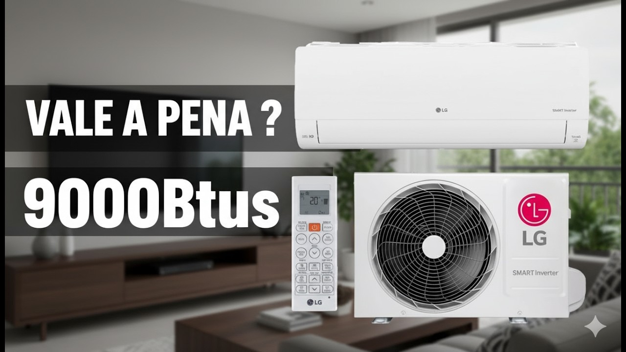 Ar Condicionado LG AI Smart Inverter Voice 9000 BTUs Frio 220V S3-Q09JA31E – Vale a Pena em 2025 ?
