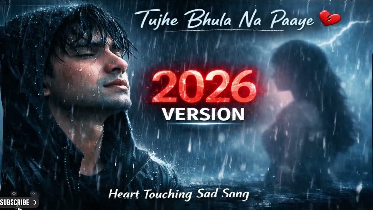 Tujhe Bhula Na Paaye 💔 | 2026 New Sad Song | Heart Touching Rain Version