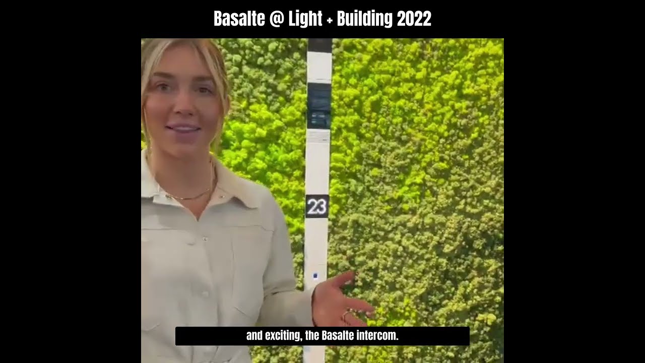 Basalte Adelante - Welcome Home Intercom @ Light + Building 2022