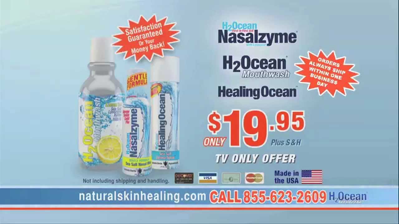 H2Ocean Natural Skin Healing Commercial ( Cold and Flu Relief )