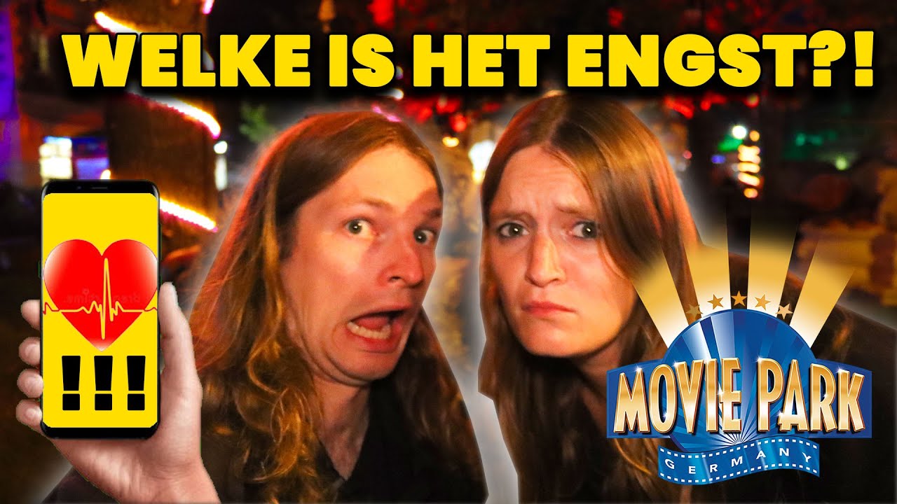 HALLOWEEN in MOVIE PARK GERMANY met HARTSLAGMETER! [2023]