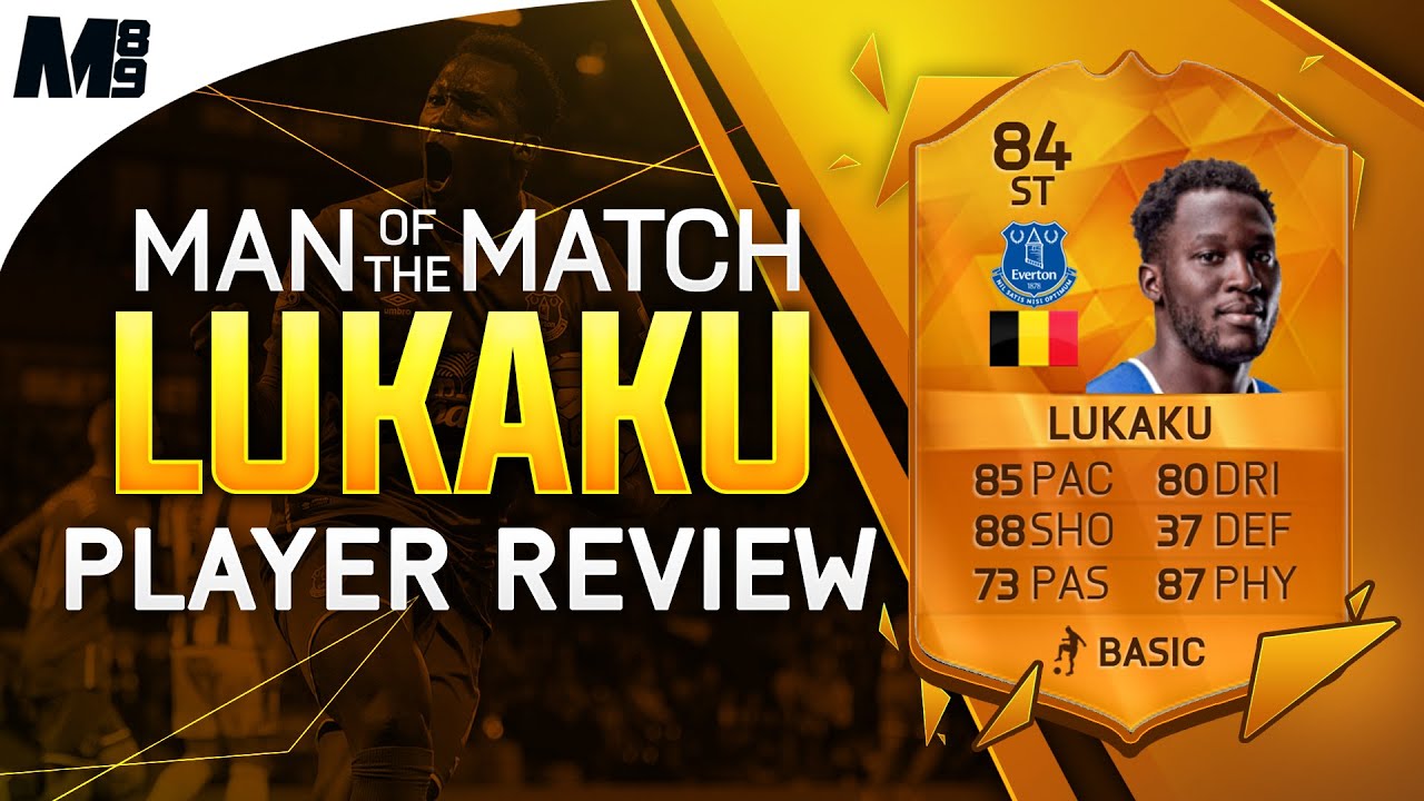 FIFA 16 MOTM LUKAKU REVIEW (84) FIFA 16 Ultimate Team Player Review + In Game Stats
