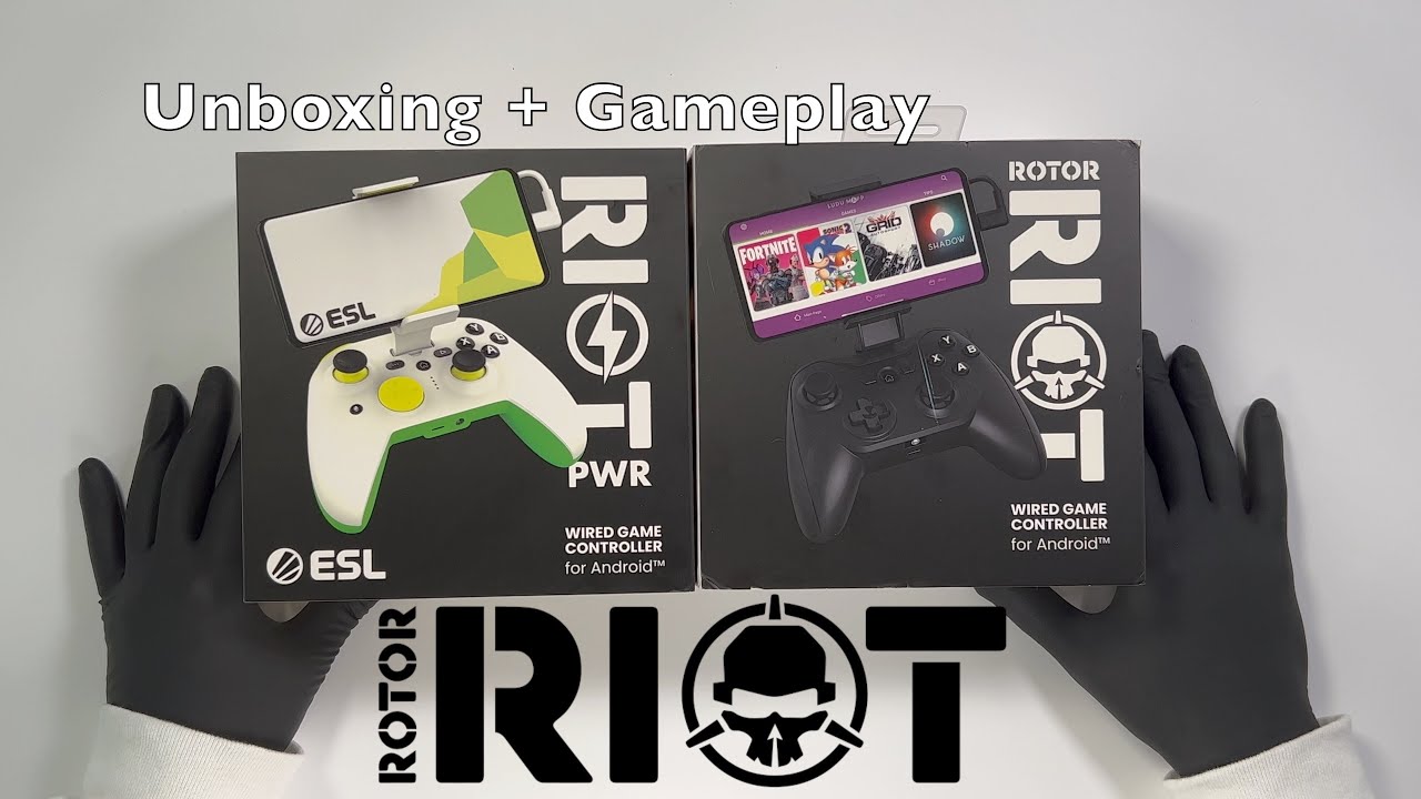 Unboxing New RiotPWR ESL Mobile Gaming Controller Android Version 2022