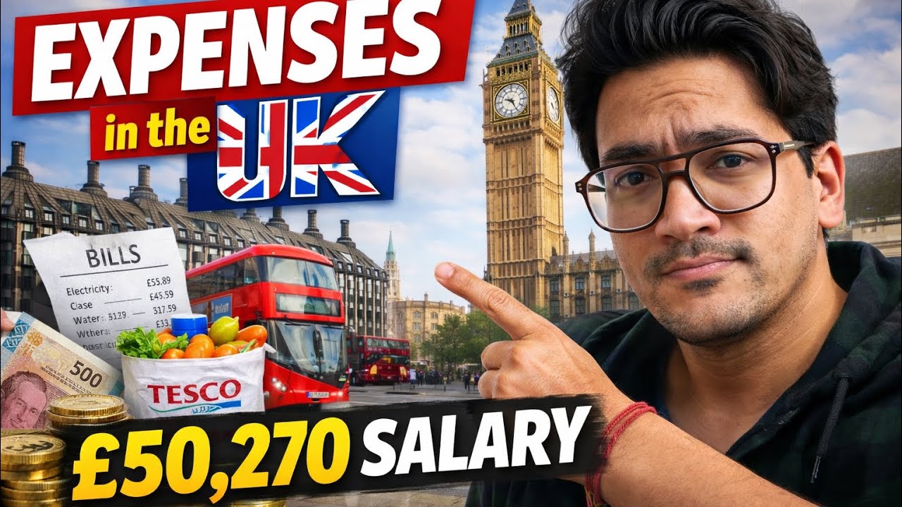 £50,270 Salary in the UK 🇬🇧 | Real Monthly Expenses & Savings (ILR Reality Check) 
