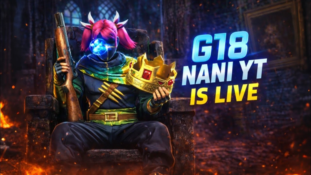 G18 nani yt is live🔥RANK PUSH  #freefiremax  #freefirelive #shortslive #shortsfeed #gaming #shorts