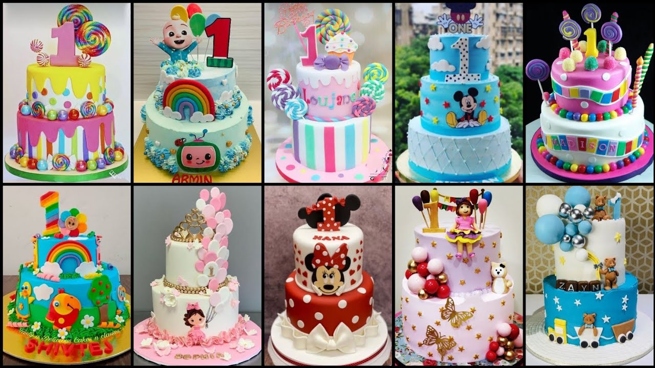 First Birthday Cake Ideas For Baby Girl & Boy/Kids First Birthday Cake Ideas/Birthday Cake Designs