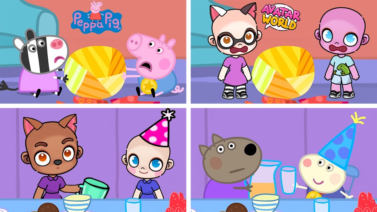 Peppa Pig in Avatar World | Biggest Edmond Elephant's Birthday Party