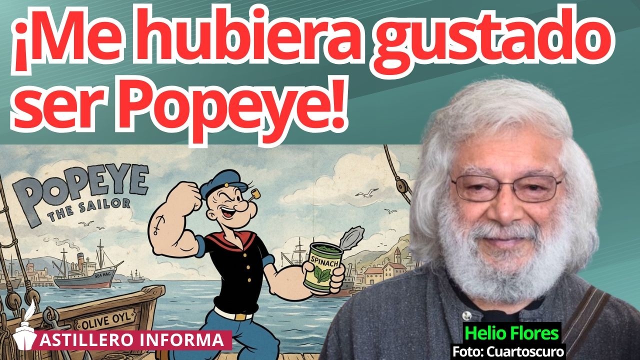 Quisiera ser un personaje de historieta, tiene más ventajas que serlo en la vida real: Helio Flores