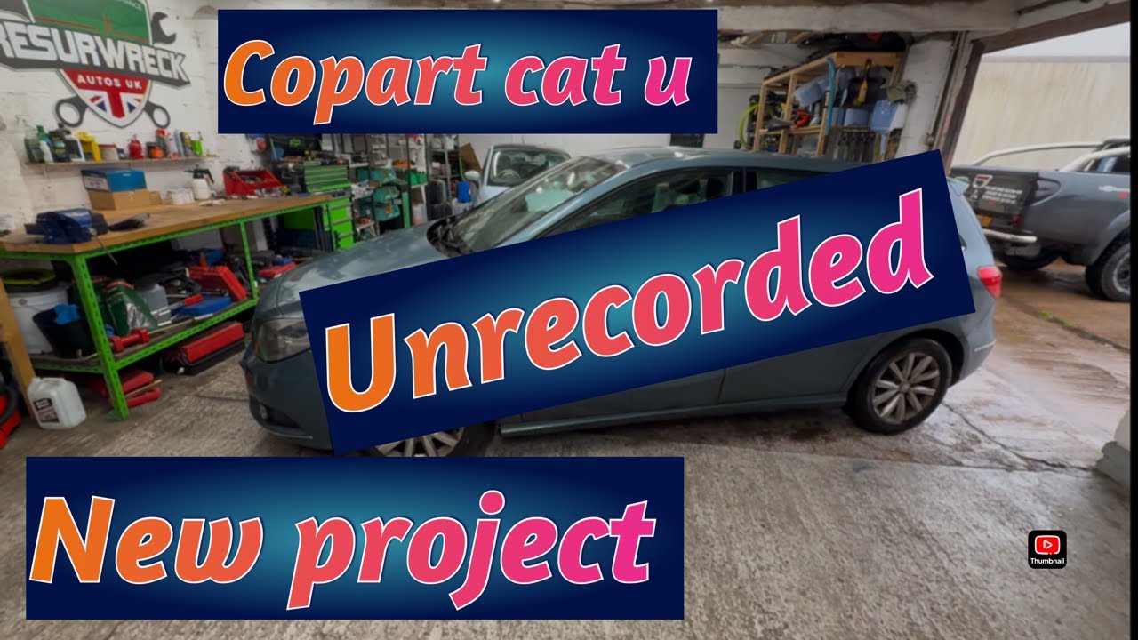 I BOUGHT A CATEGORY U UNRECORDED FROM COPART THIS MIGHT BE A HUGE MISTAKE