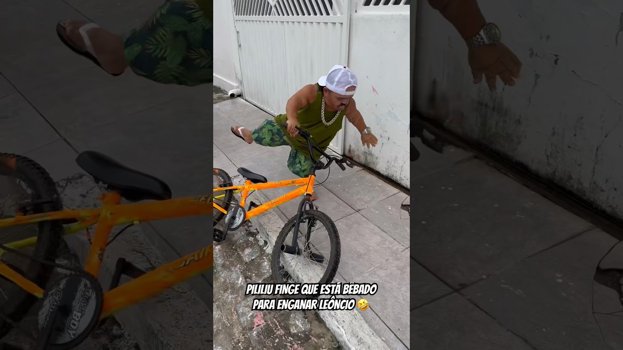 PILILIU FINGE QUE EST&Aacute; B&Ecirc;BADO PARA ENGANAR LE&Ocirc;NCIO 🤣 #anao #comedy #pililiu #humor #memes