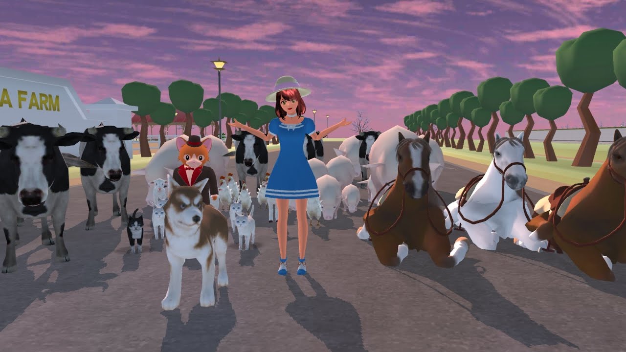 I COUNTED THE ANIMALS IN SAKURA SCHOOL SIMULATOR #sakuraschoolsimulator #game