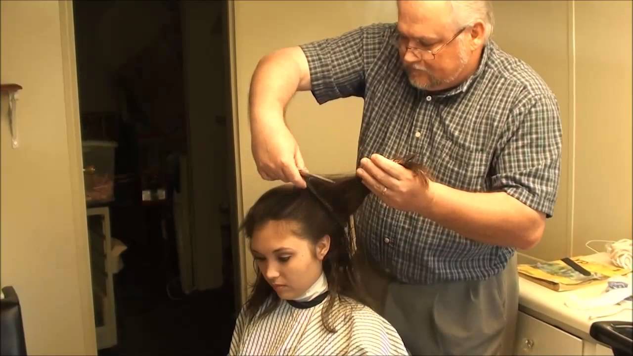 ДЛИННАЯ МНОГОСЛОИСТАЯ СТРИЖКА КРАСОТКА!!