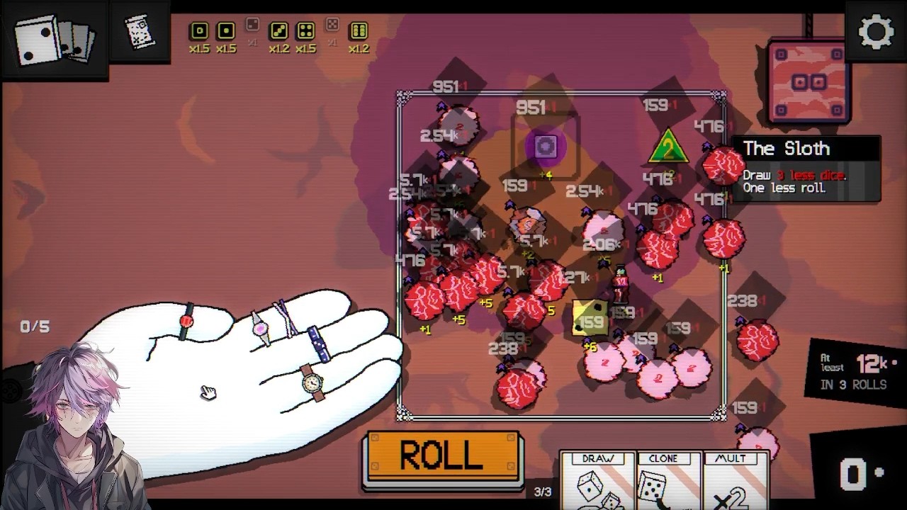 trying out dice a million