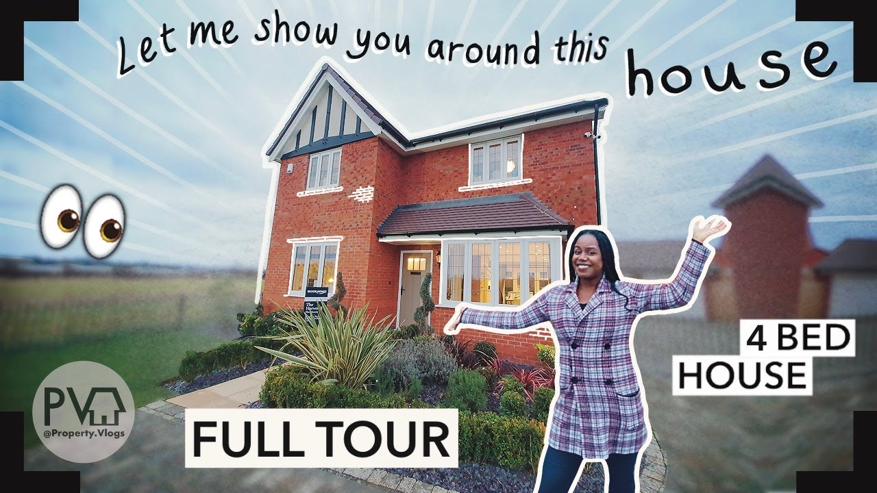 Touring a STUNNING! 4 Bed New Build Home £375K | FULL Property House Tour. Bloor Homes The Harwood