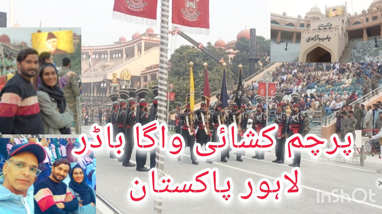 Parcham kushai | wagah border | Lahore Pakistan By Naveed Raza 