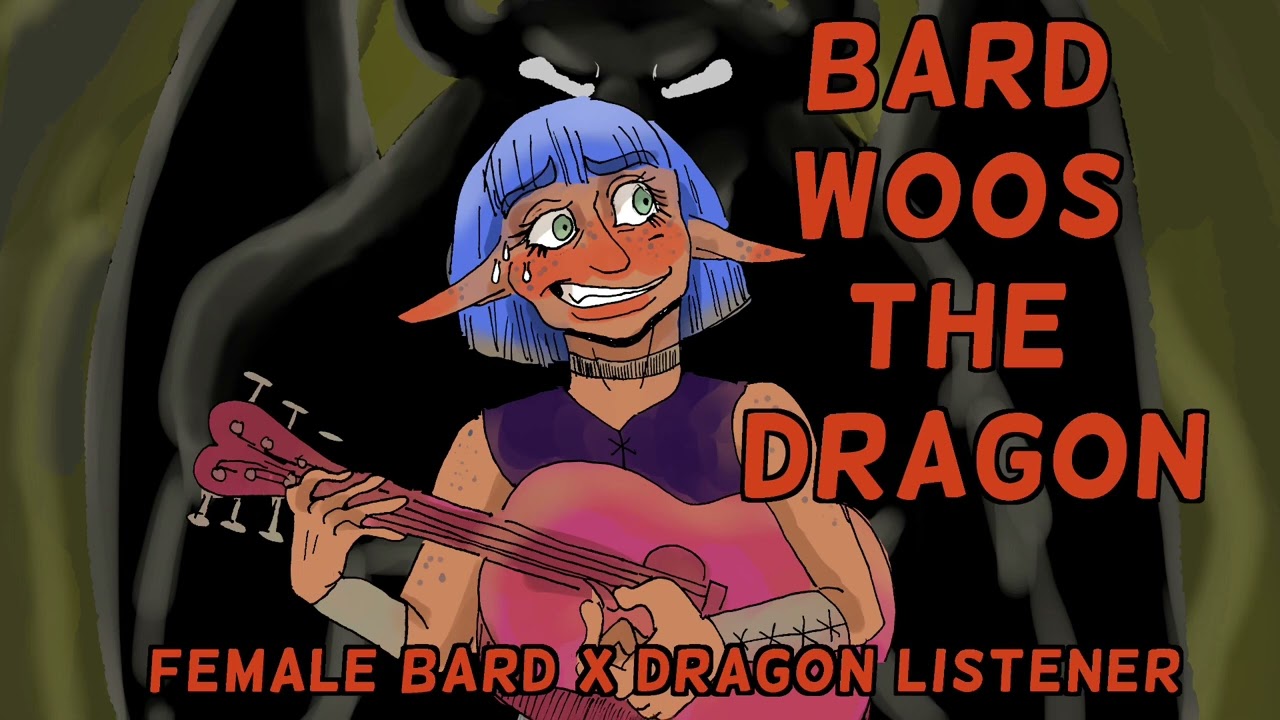 [F4A] Bard Woos The Dragon - Female Bard X Dragon Listener ( dragon sounds) (guitar sounds)