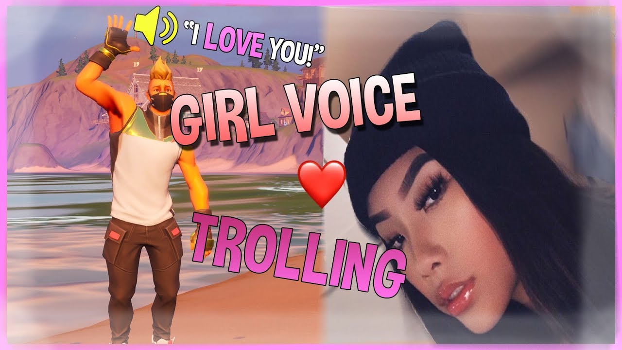GIRL VOICE TROLLING IN FORTNITE