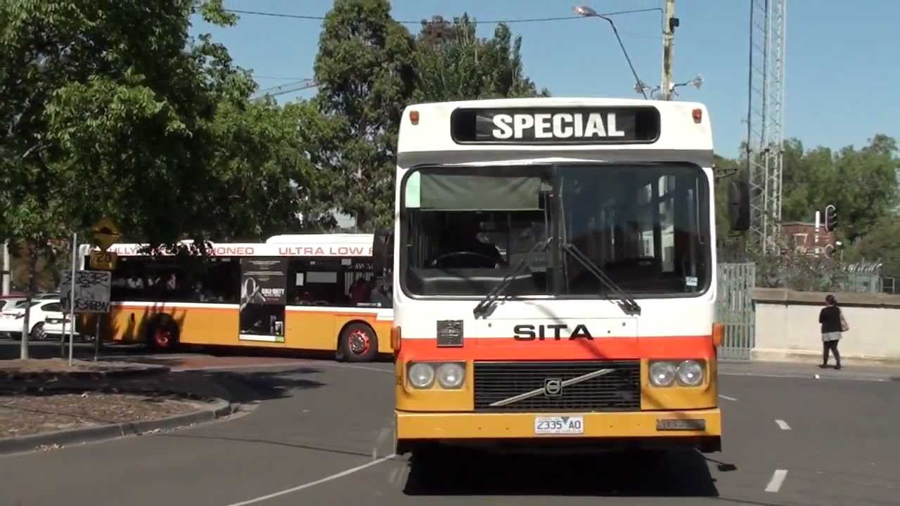 Volvo B10M heaven! Sita buslines buses at Footscray