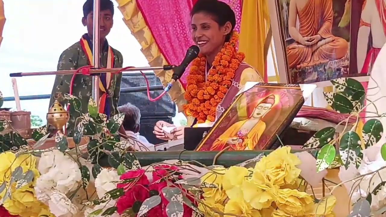 Veerpal shakya बौद्ध कथा Day 7 अंतिम दिन Veenu Sastri ग्राम घाटमपुर जिला मैनपुरी 🥰 बीन