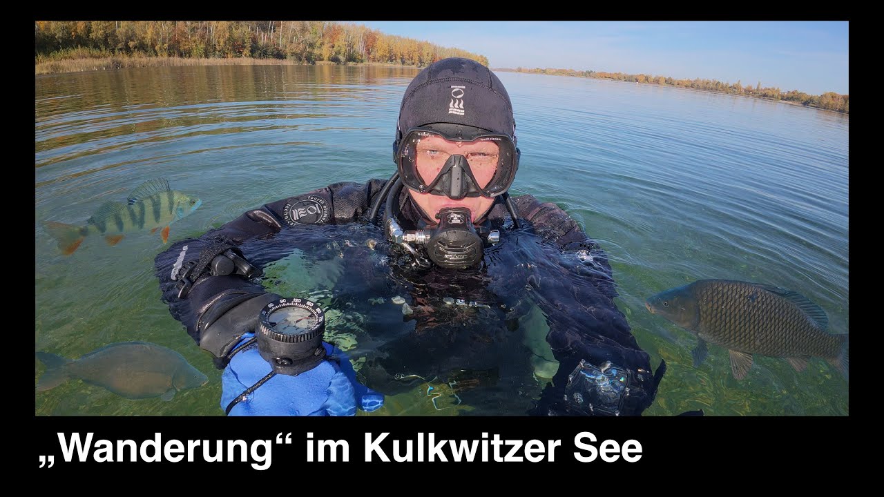 „Wandern“ im Kulkwitzer See bei Leipzig