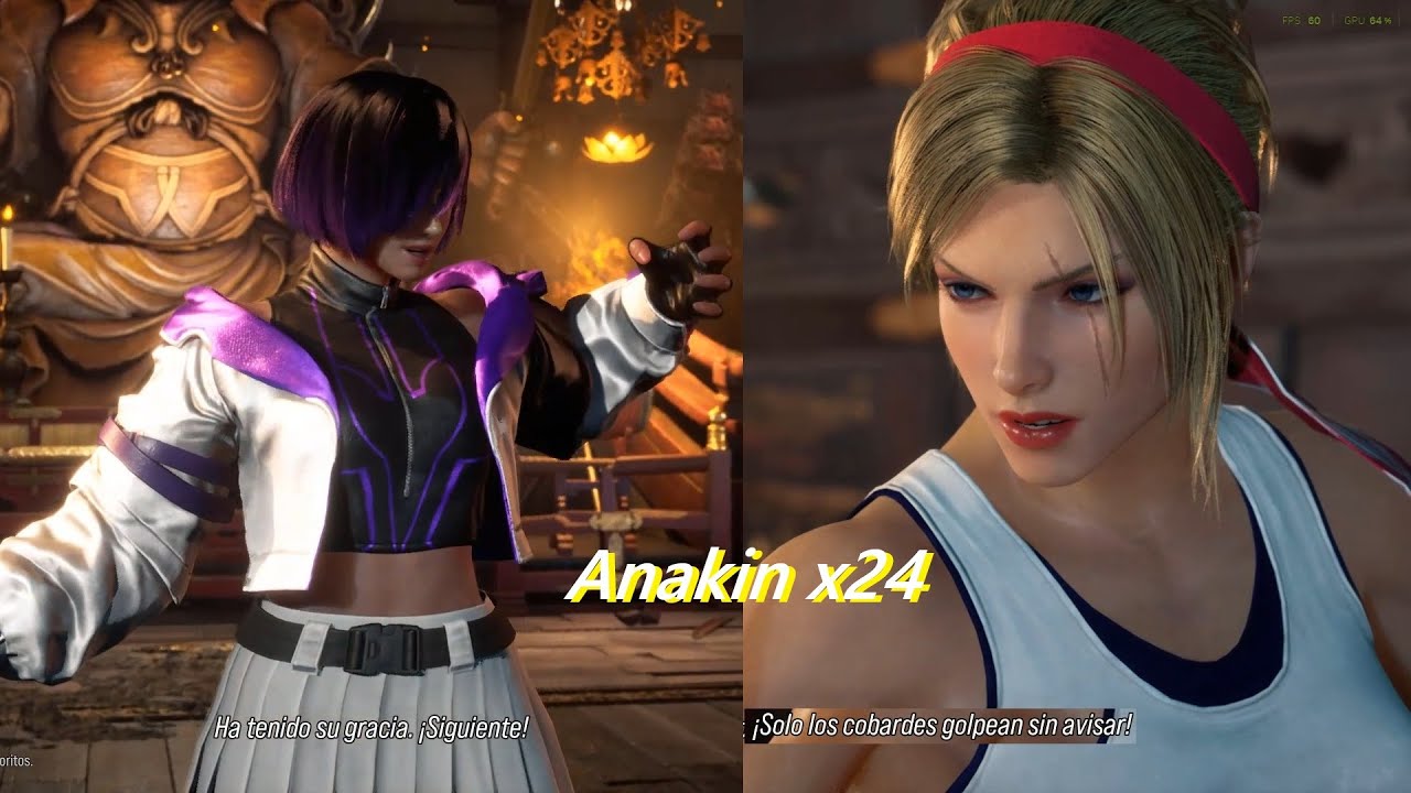 All N17_3 Reina ryona vs Lidia Sobiezca Tekken 8 GTX 2060 ( Uchiha x24 ) #tekken #shorts #lili