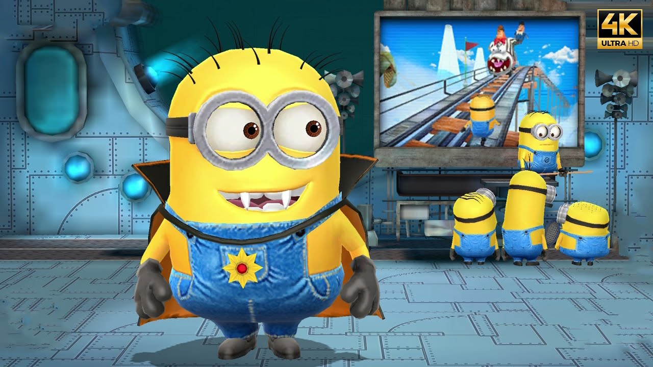 Despicable Me Minion Rush Vampire Throw 111 Jack-in-the-Boxes at the Villaintriloquist| Boss Battles