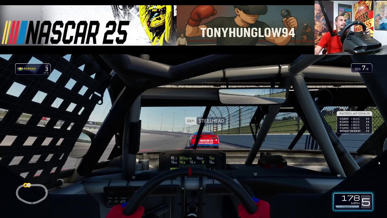Nascar 25 Online Racing, Lets Raise That Rating!