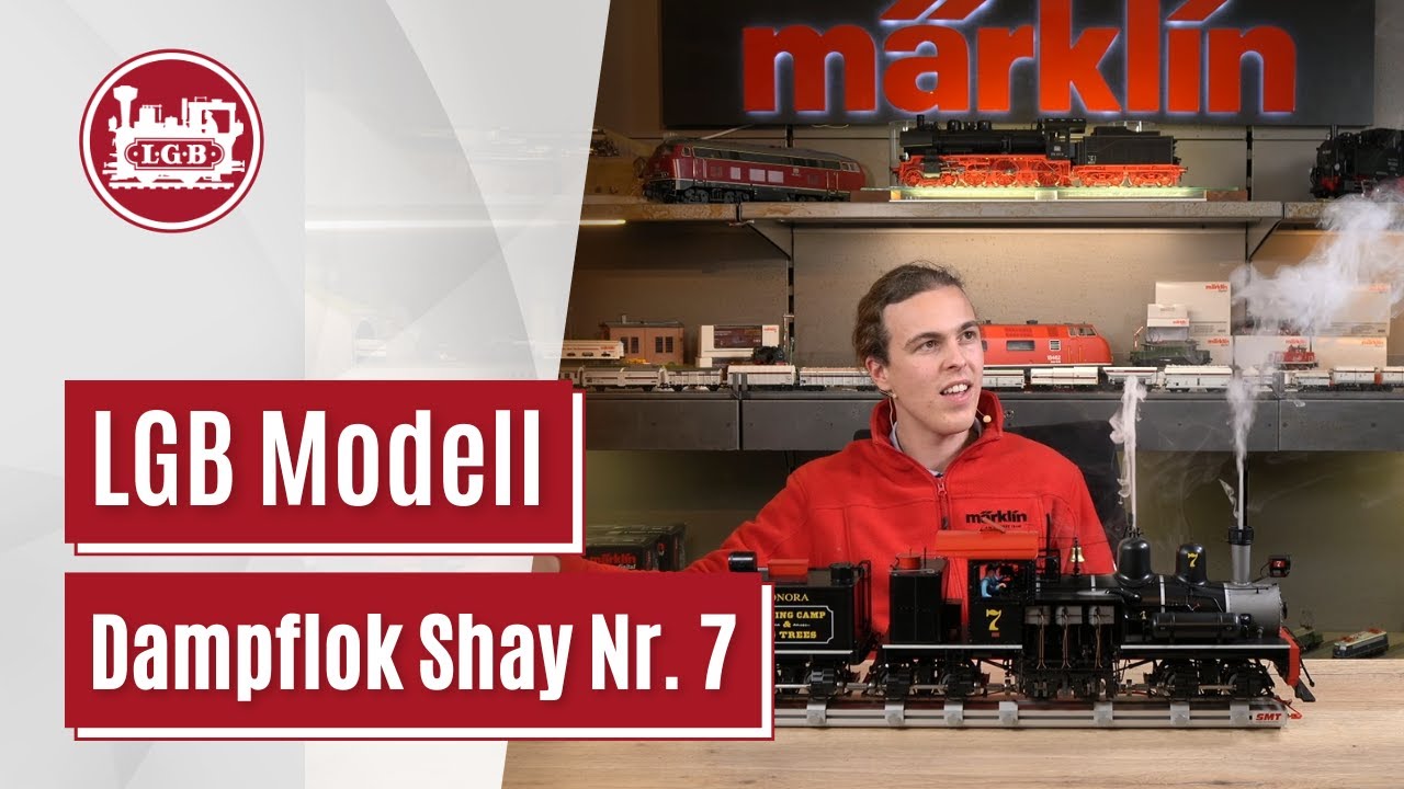 LGB Modell | RC & BT RR Dampflok Shay Nr. 7 | 26701