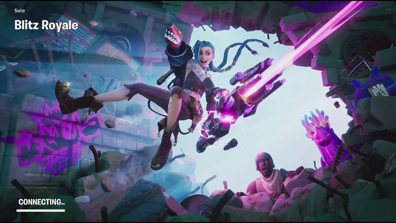 Mini gun 2 blitz victory royal with Jinx